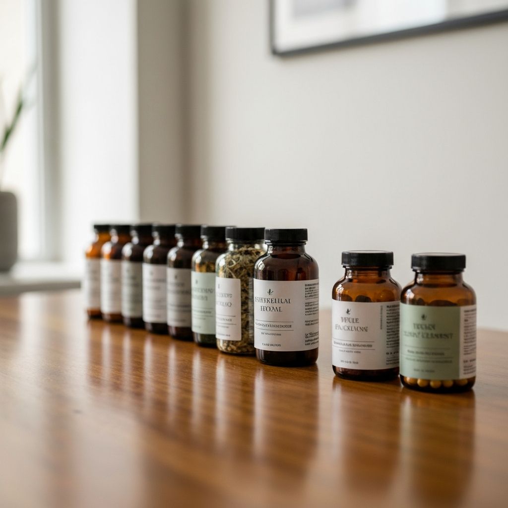 Natural supplement ingredients and formulas overview