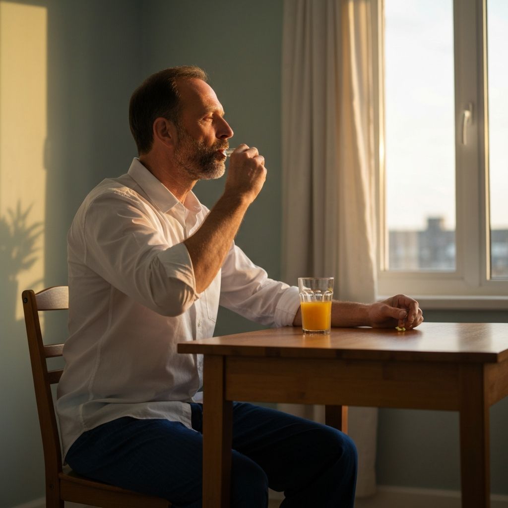 Morning routine with nutritional support